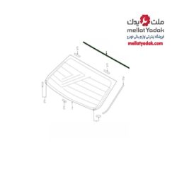 نوار درزگیر شیشه عقب لنسر