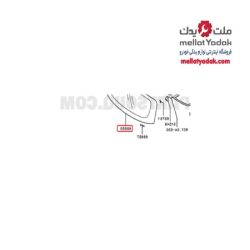 شیشه درب عقب میراژ