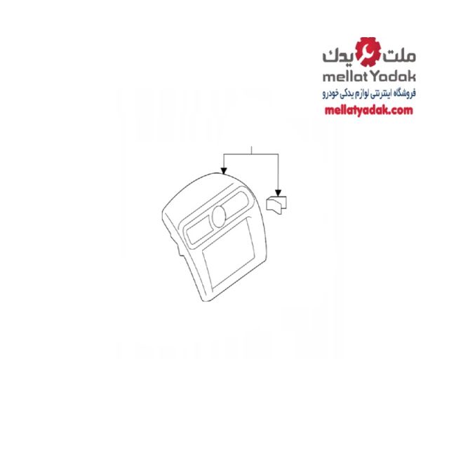 قاب بالای ضبط میراژ