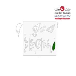 شیشه آینه چپ هوندا سیویک