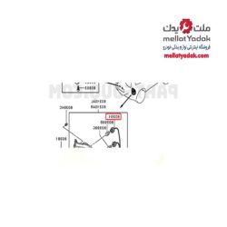 سوکت لامپ چراغ خطر عقب پاجرو