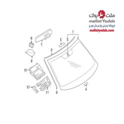 نوار جانبی شیشه جلو اوتلندر