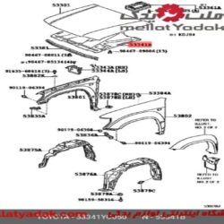 سوکت و اتصالات برقی کمری - قطعات سیم کشی و کانکتور الکتریکی تویوتا کمری 4 نمدی درب موتور کمری