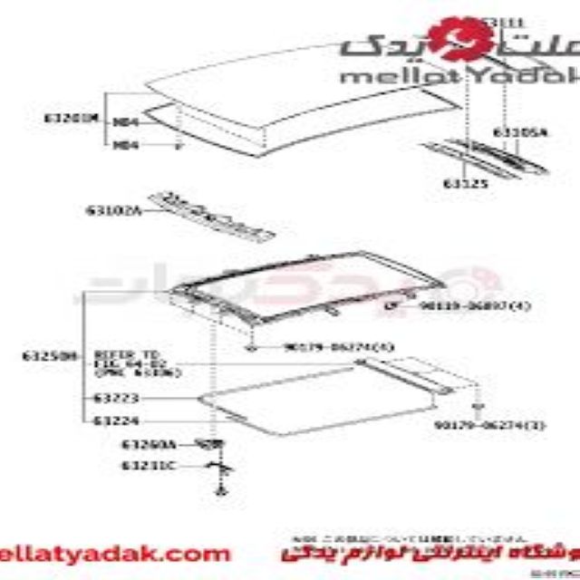 شمع فن کمری 4 تویوتا کمری