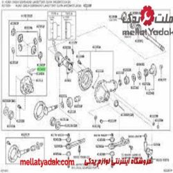 میل دشلی جلو هایلوکس