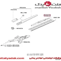 تیغه برف پاکن عقب یاریس هاچ بک