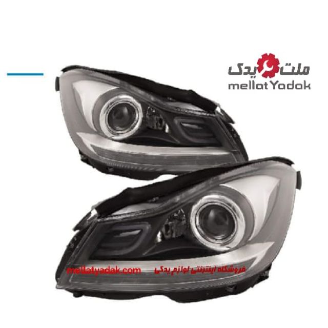 چراغ جلو برای بنز C200 مدل 2012 تا 2014 چراغ جلو بنز C200