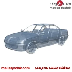 دور کلاف بیرونی شيشه درب عقب L ( ماهوتی OGR)