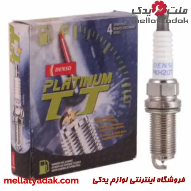 شمع پایه بلند دوسر سوزن پلاتینیوم دنسو PKH20TT 3 شمع پایه بلند دوسر سوزن پلاتینیوم دنسو PKH20TT