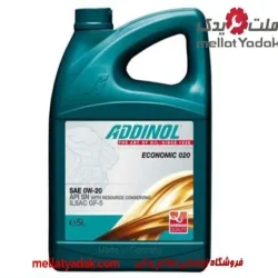 روغن موتور ادینول SN-0W20 مخصوص خودروهای هيبريدی – 5 ليتری