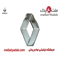 آرم رنو روی جلو پنجره رنو ساندرو