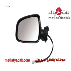 آینه بغل پرستیژ برقی با قاب رنگی نقره ای جفت رنو