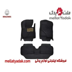 کفپوش سه بعدی رنگ مشکی برلیانس H320
