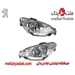 چراغ جلو جفت  پژو 206